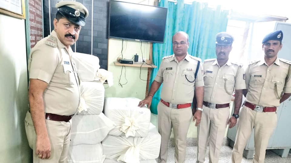 Raid on house yields 154.450 kg ganja; two arrested