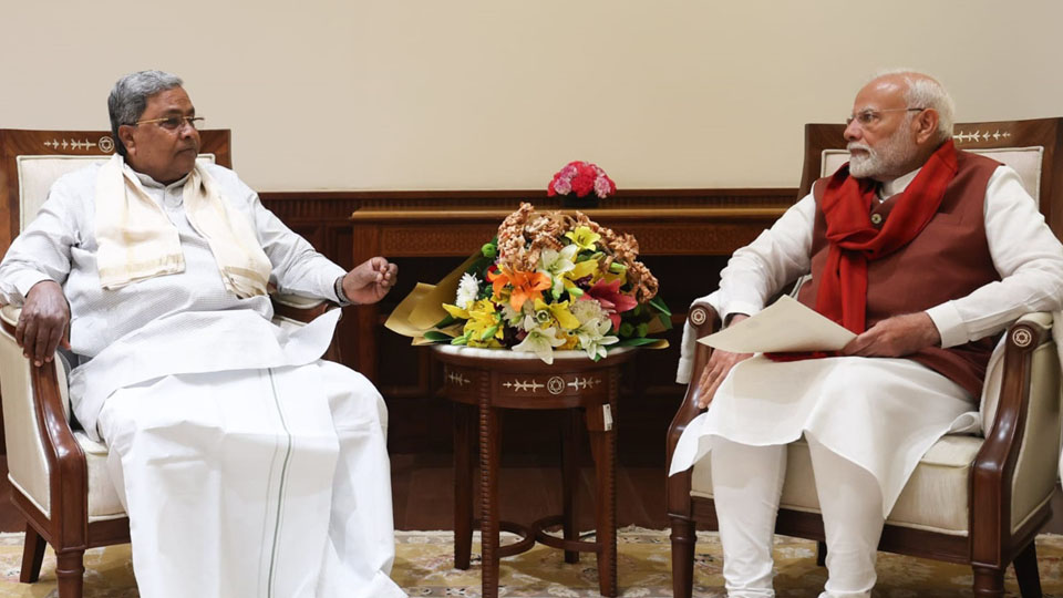 Siddaramaiah meets PM Modi, urges him to restore NABARD lending