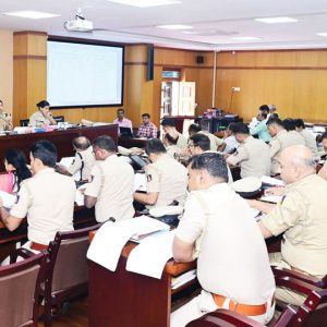 City Top Cop holds crime review meet