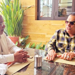 C.M. Ibrahim meets G.T. Devegowda