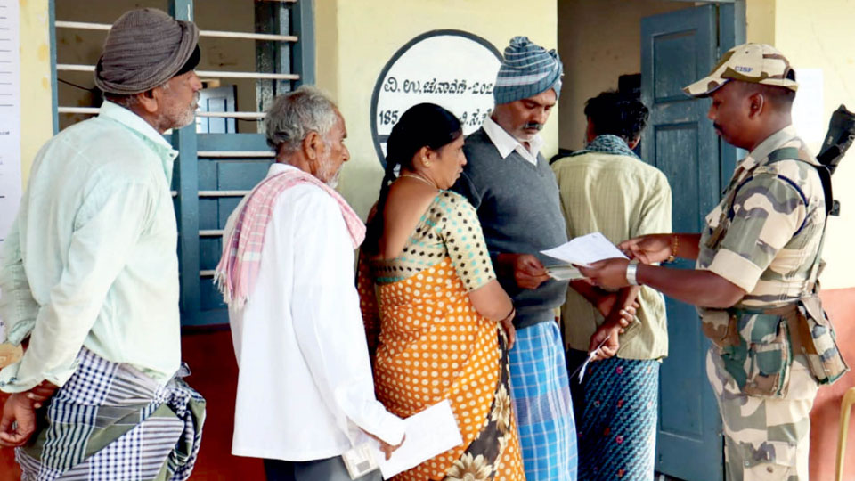 Karnataka by-election: Brisk polling in Channapatna, Shiggaon and Sandur Assembly segments