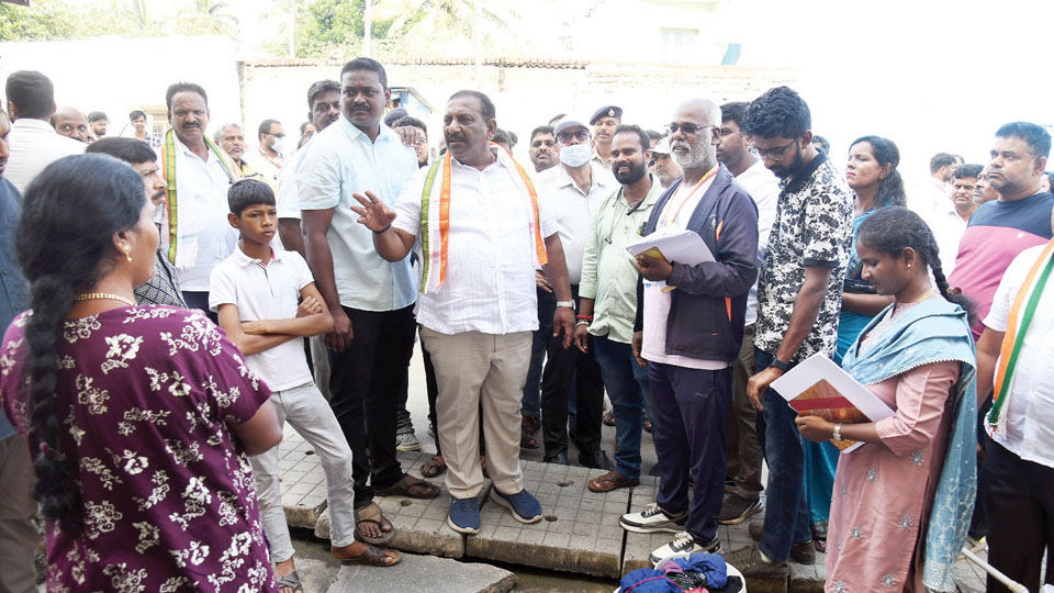 MLA hears grievances of residents during padayatra