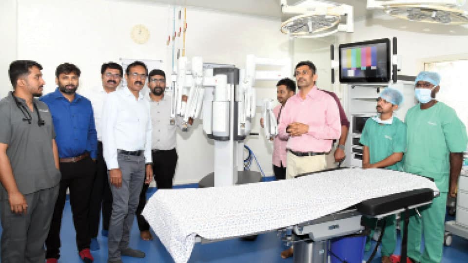 Bharath Cancer Hospital launches Davinci Robotic Surgical System