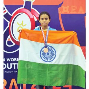 World Ability Sports Youth Games -2024:  City’s para athlete Bharathi wins bronze medal