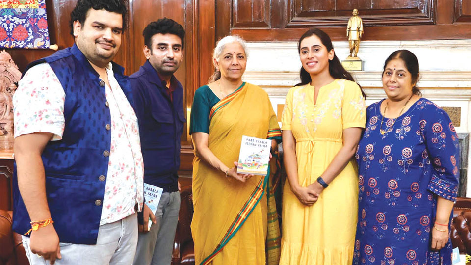 City students’ book dedicated to Union Minister