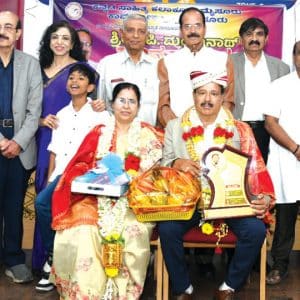 ‘Gaana Gandharva’ title conferred on B.P. Manjunath