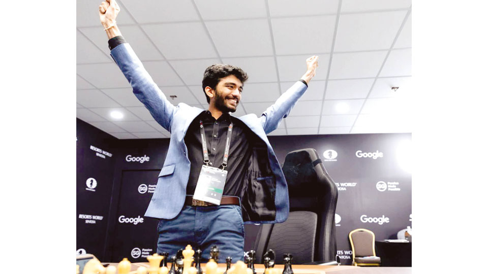 Gukesh scripts history, becomes youngest world chess champion