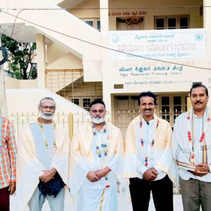 Elected as office-bearers of Mysuru Yoga Association