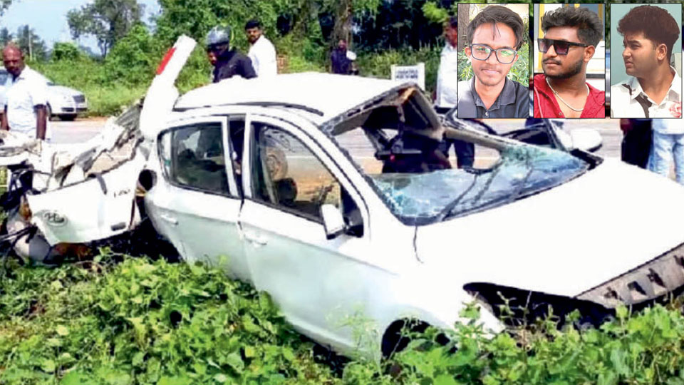 Three engineering students among five killed in separate road accidents in Mandya