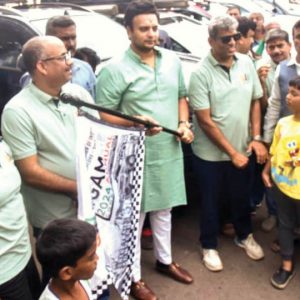 MP Yaduveer flags off tribal awareness car rally