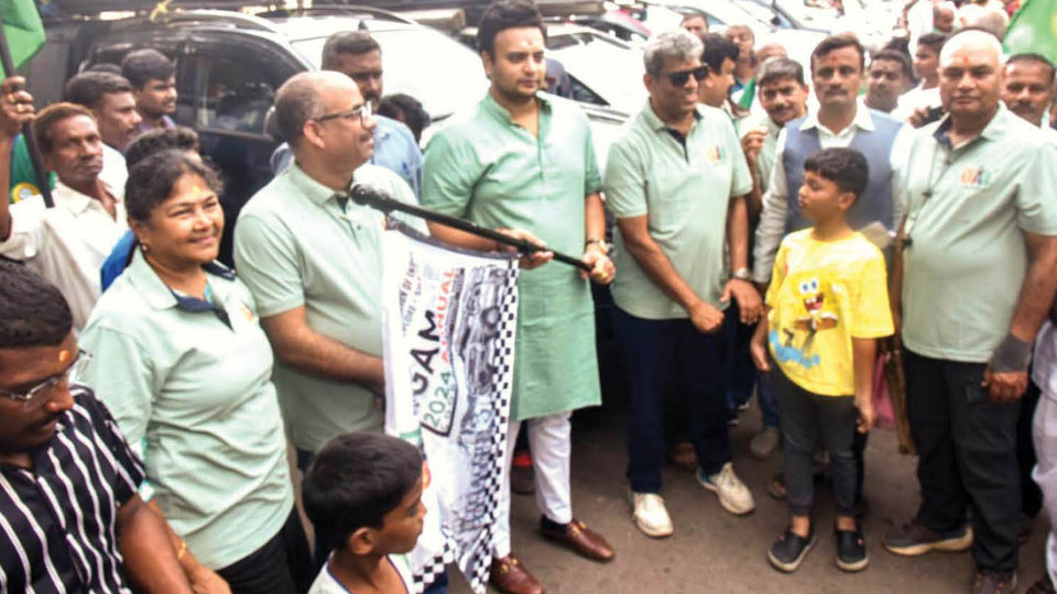 MP Yaduveer flags off tribal awareness car rally