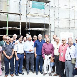 Old boys of RK Vidyashala visit Viveka Smaraka