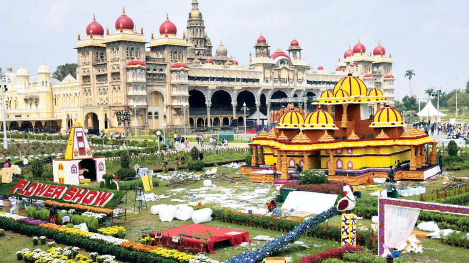 Winter Festival: Flower Show at Mysore Palace from today