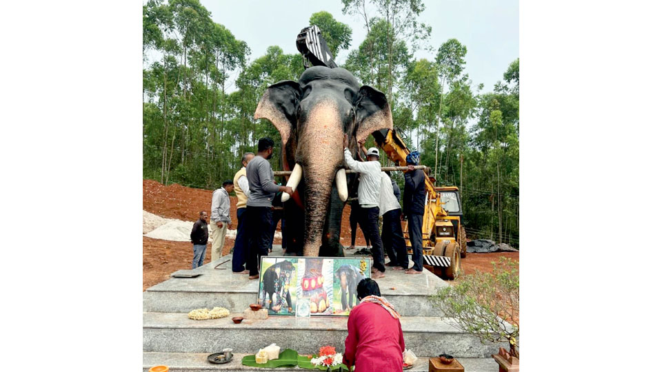 Arjuna’s life-size statue installed at memorial site