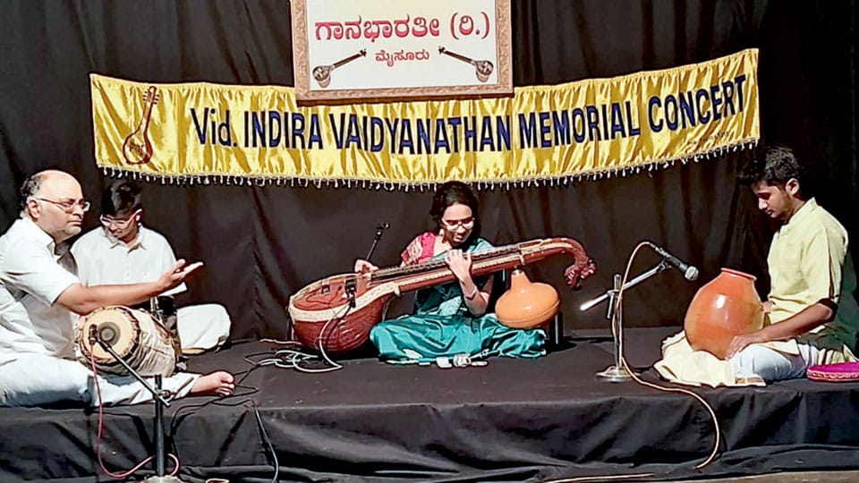 A melodic veena and energetic vocal concerts