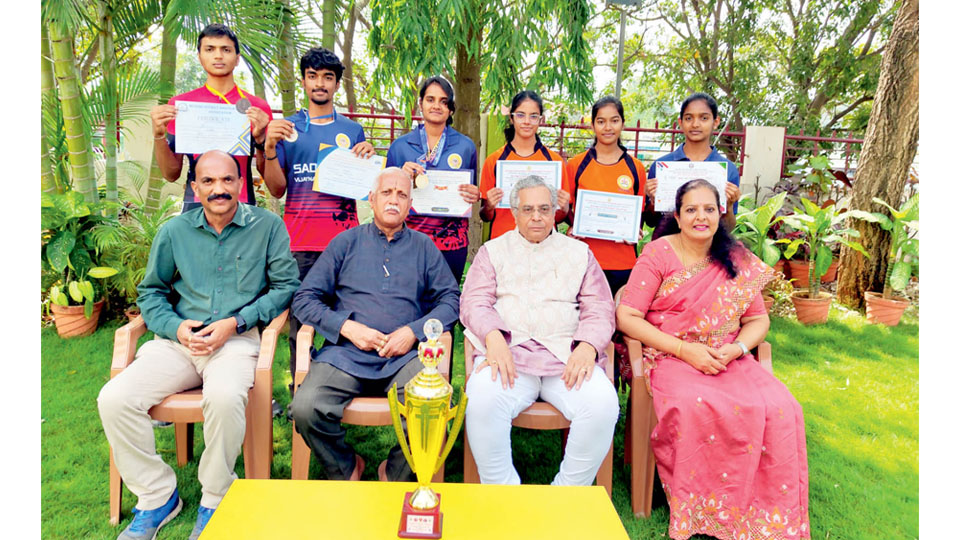 Sadvidya PU College students shine in State-level contests