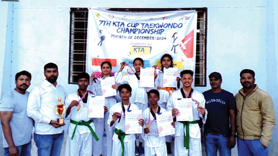 Winners of State-level Taekwondo Championship