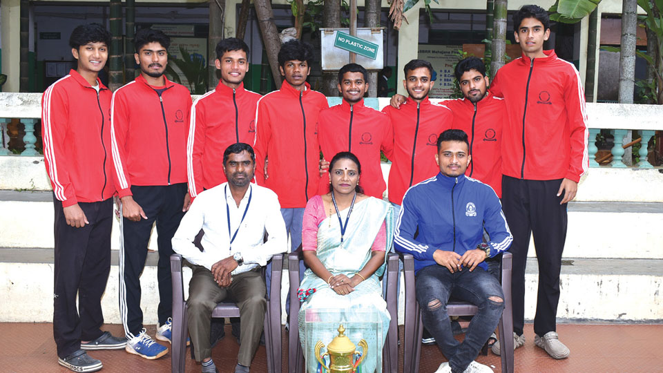 Runners-up in Men’s Handball Tournament