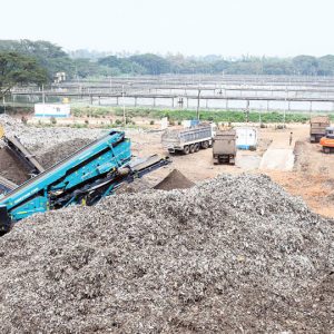 Seven lakh tonnes solid waste at Sewage Farm: Clearing work on war-footing