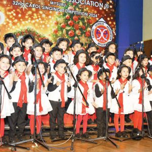 Carol singing competition heralds Christmas season