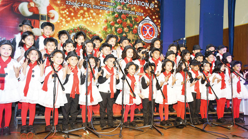 Carol singing competition heralds Christmas season