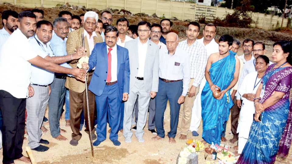 Foundation laid for dormitory at Jayadeva Hospital in city