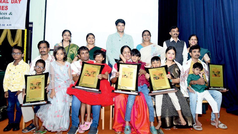 Mothers of specially-abled kids awarded at AIISH