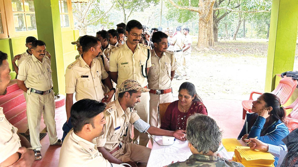 Health camp for Forest Guards at Nagarahole Tiger Reserve