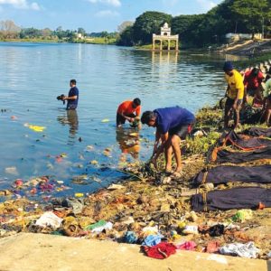 Yuva Brigade leads Kapila River Cleaning Drive