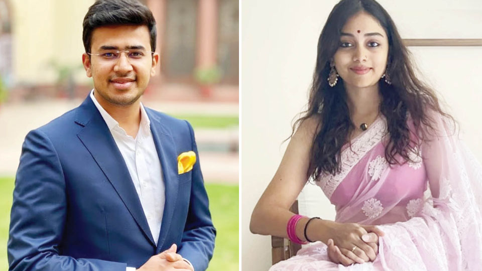 BJP MP Tejasvi Surya to tie knot with Chennai-based singer