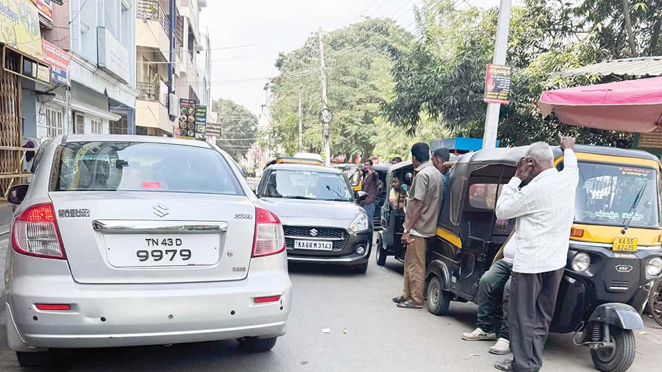 Please vacate illegal auto stand near Zoo