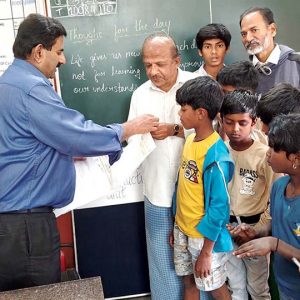 SDM-IMD students extend financial support to NGOs