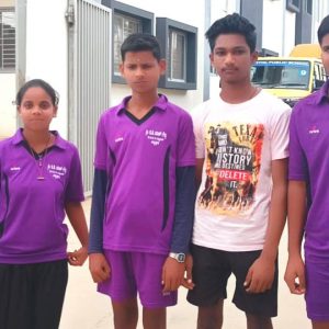 Selected for State Throwball Team