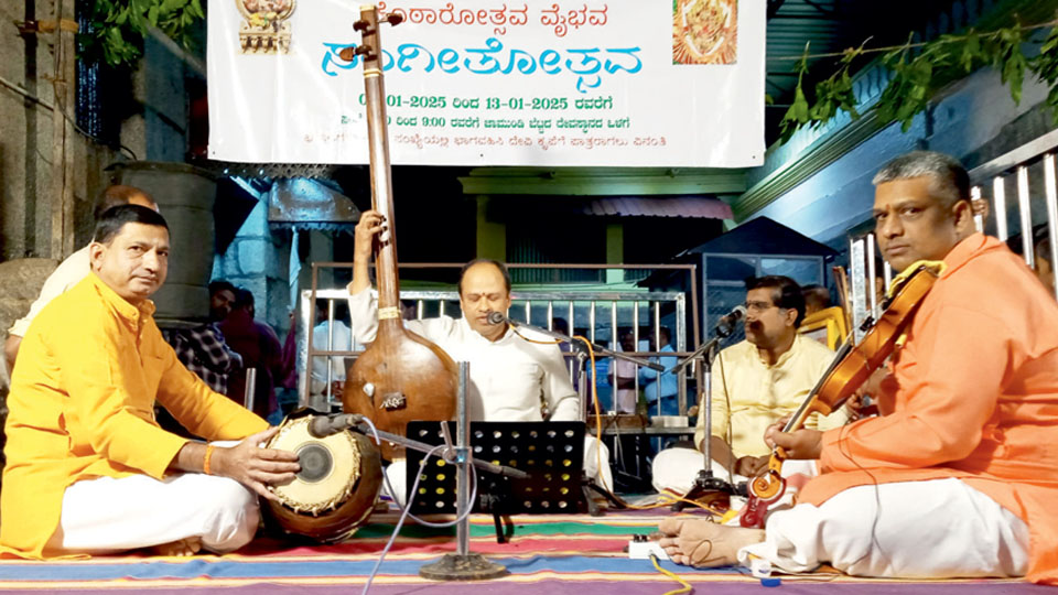 Vocal, Nadaswara concerts at Kotharotsava Vaibhava atop Ch.Hill