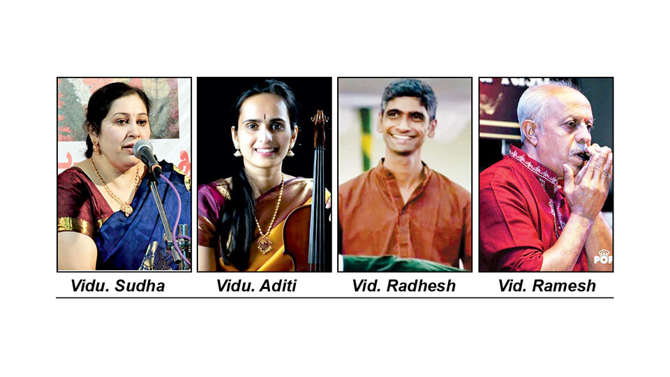 Vidu. M.R. Sudha and team to perform at Vasudevacharya’s house