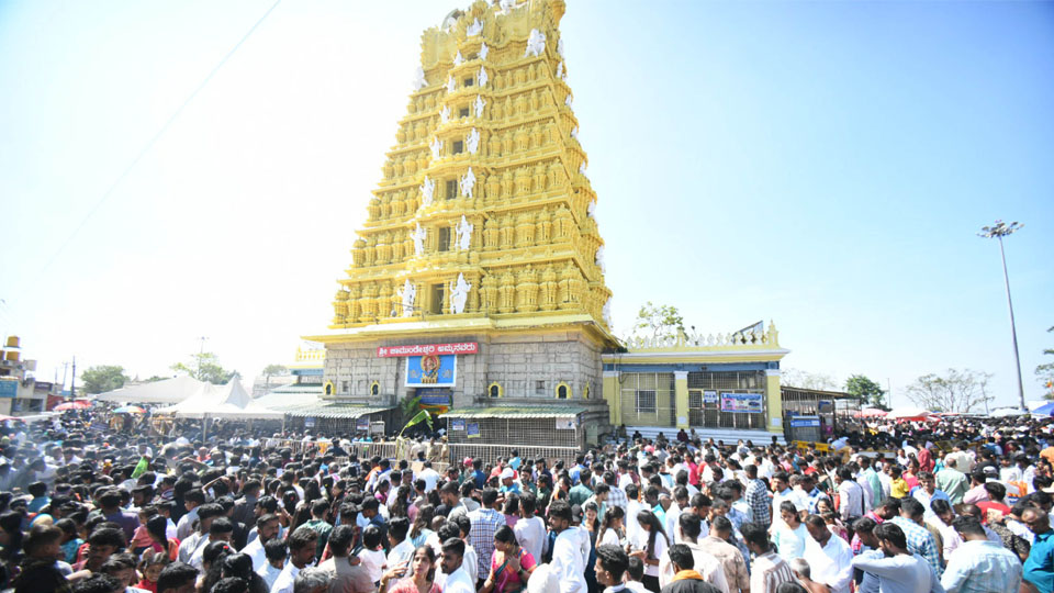 Devotees throng temples on New Year Day