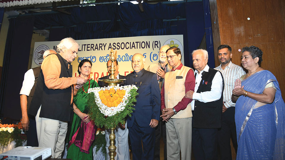 Day-long 6th Mysuru Literary Fest-2025 begins – Social media adversely impacts natural thoughts: Dr. Sainath