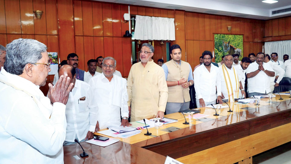 Lack of basic amenities in new layouts: CM orders separate meeting to address MUDA, MCC issues