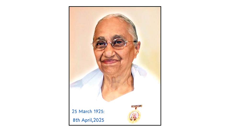 Rajyogini Dadi Ratan Mohiniji dies at 101