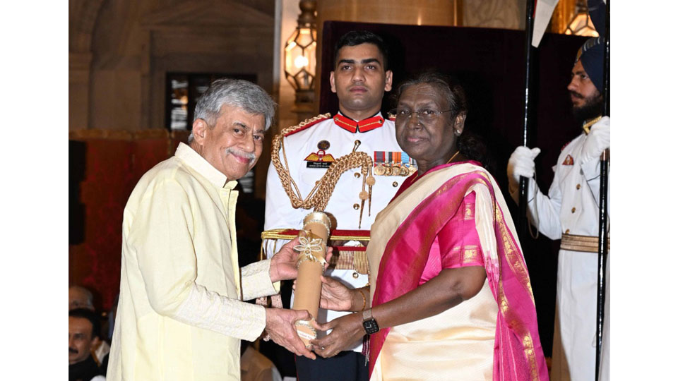 Actor Anant Nag receives Padma Bhushan Award