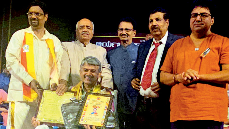 ‘Aryabhata Intl. Award-2025’ for Mysuru vocalist