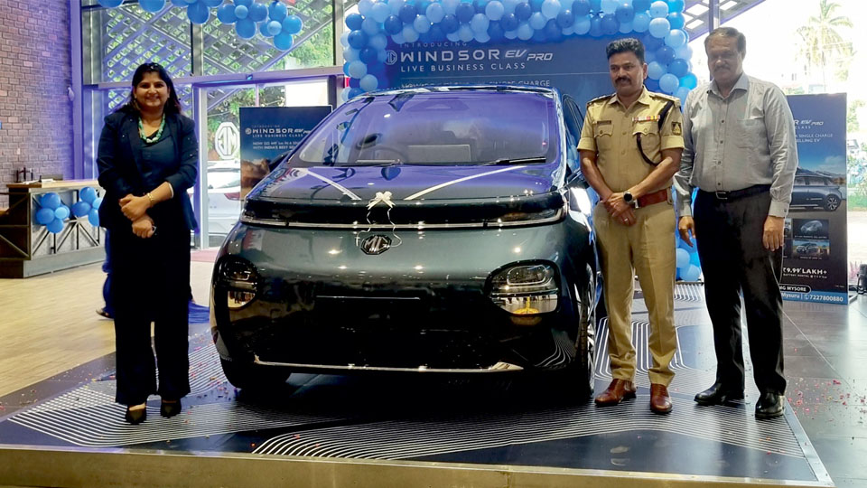 New MG EV Windsor Pro launched in city