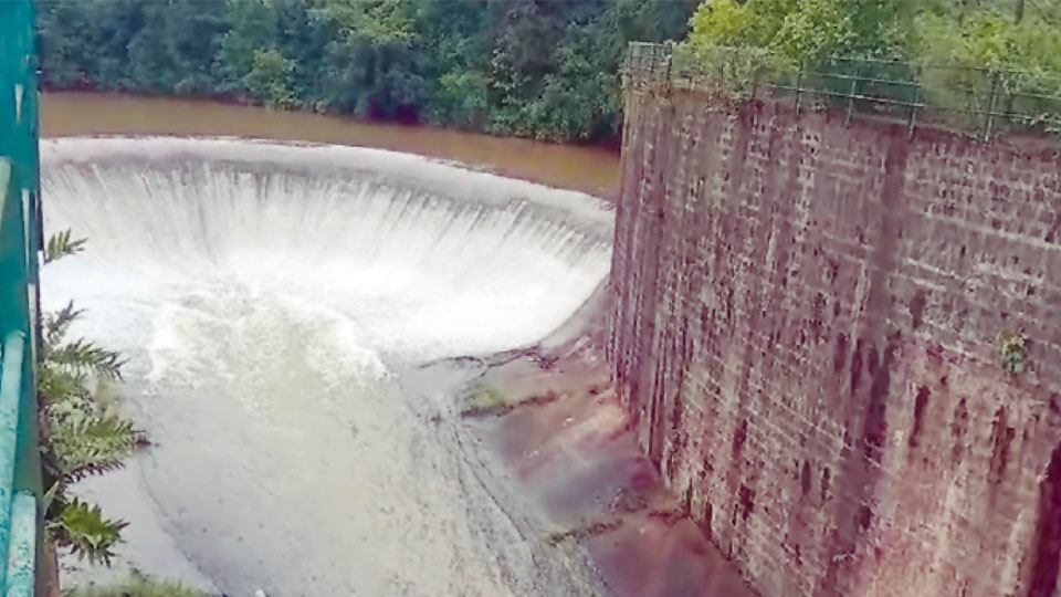 Chiklihole Dam in Kodagu overflows after heavy rains