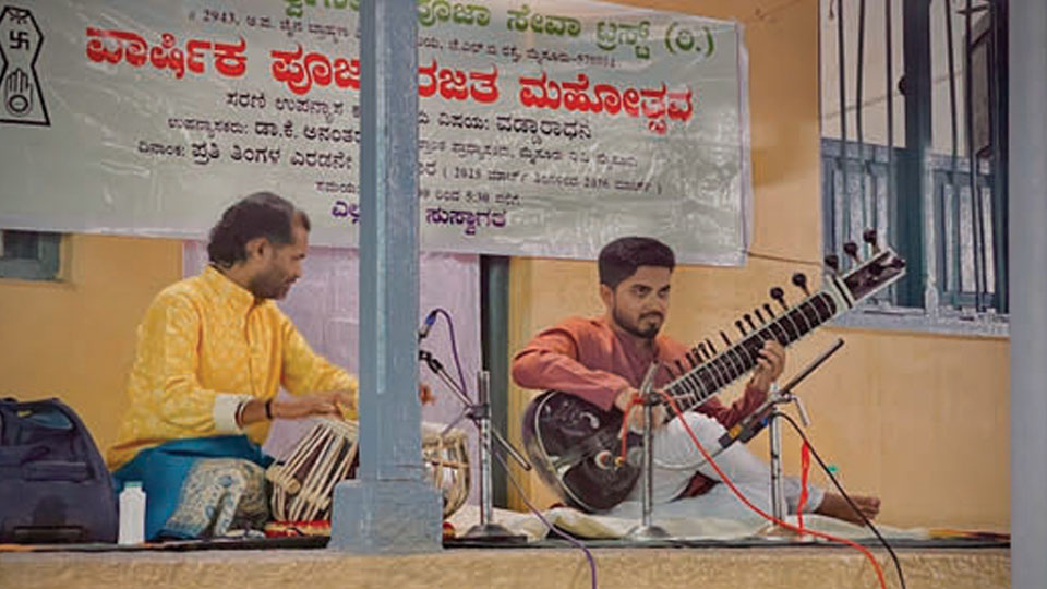 Soulful sitar recital at historic A.P. Jaina Brahmana Boarding Home