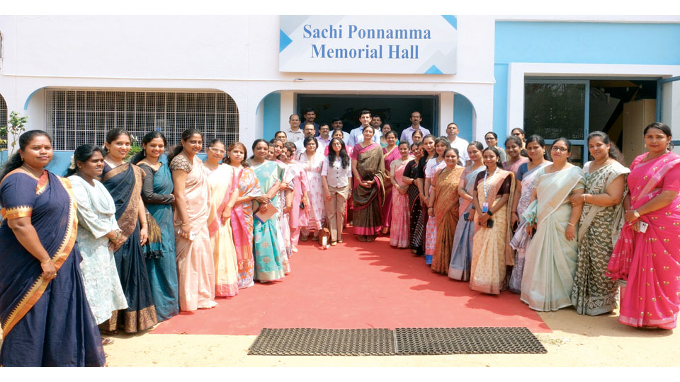 Sachi Ponnamma Memorial Hall inaugurated at MYCAS College to honour its first Principal