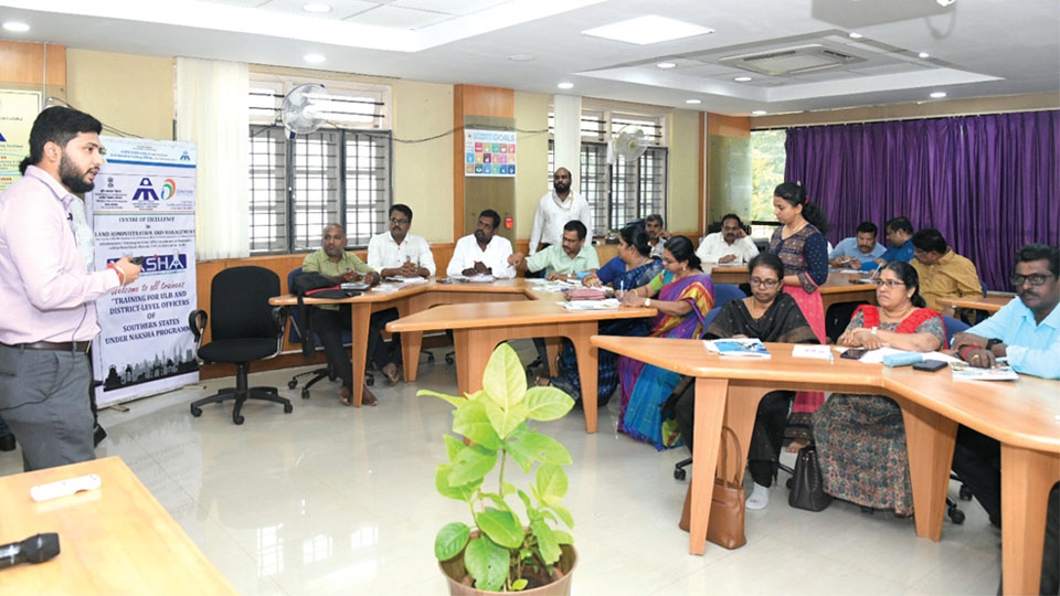 Geospatial land survey training for ULB Officers begins at ATI
