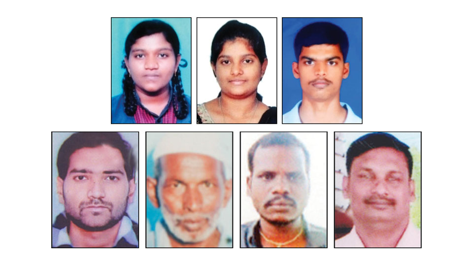 Two girl students among 7 go missing