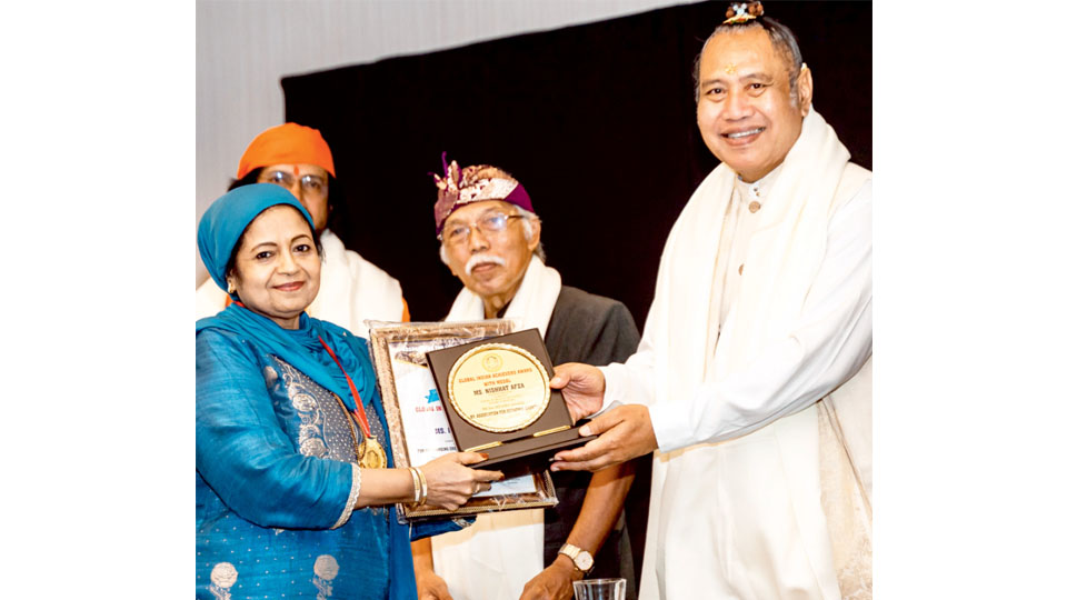 Wins Global Indian Achiever Award