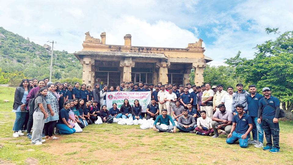 VTU’s Green Club undertakes seed ball drive at Bettadapura