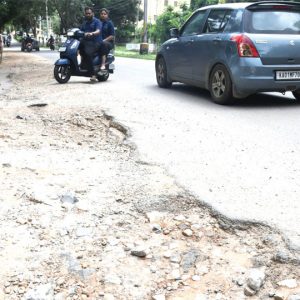 Repair interior roads of Bank Colony, Bogadi